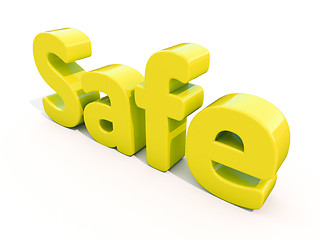 Image showing 3d word safe