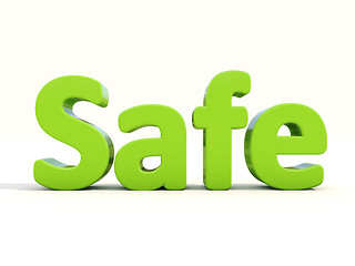 Image showing 3d word safe