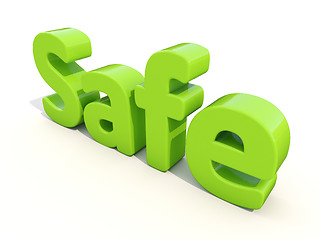 Image showing 3d word safe