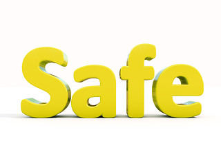 Image showing 3d word safe