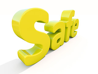 Image showing 3d word safe