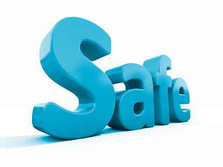 Image showing 3d word safe