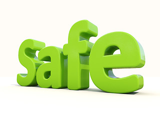 Image showing 3d word safe