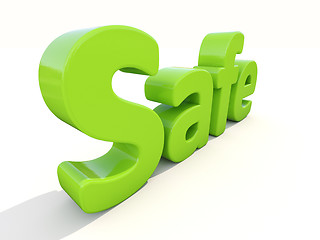 Image showing 3d word safe