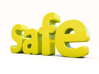 Image showing 3d word safe