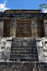 Image showing a wild angle of the chichen itza   in tulum mexico