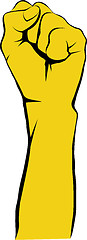 Image showing Revolt Hand or clenched fist
