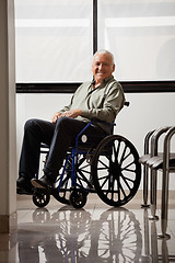 Image showing Happy Disabled Senior Man