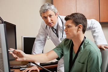 Image showing Medical Colleagues Working At Clinic