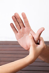 Image showing Hand Massage