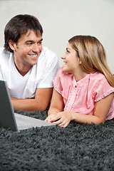 Image showing Couple With Laptop