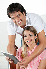 Image showing Happy Couple With Tablet PC