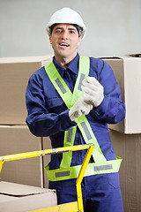 Image showing Foreman At Warehouse