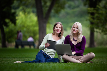 Image showing Happy Young Students