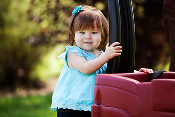 Image showing Young Girl Outdoor Portrait