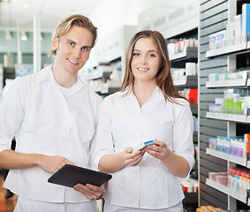 Image showing Pharmacist with Digital Tablet