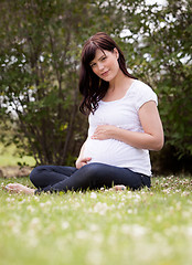 Image showing Attractive Pregnant Woman