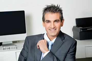 Image showing Portrait Of Smart Businessman