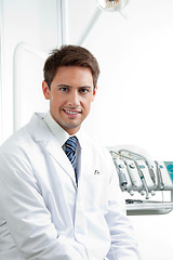 Image showing Male Dentist Smiling