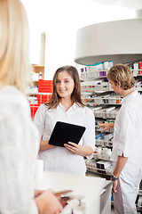 Image showing Pharmacist With Digital Tablet