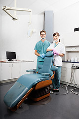 Image showing Portrait of Dentist and Hygienist