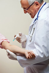 Image showing Injection in Arm