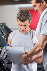 Image showing Instructor Making Notes