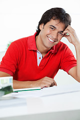 Image showing Young Male Architect Smiling