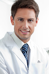 Image showing Male Dentist Smiling