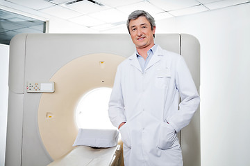 Image showing Doctor Standing With Hands In Pockets