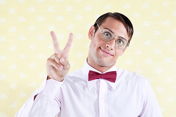 Image showing Geek Peace