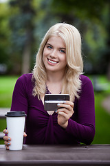 Image showing College Student with Mobile Phone