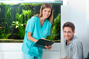 Image showing Doctor And Patient In Dental Clinic