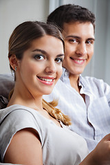 Image showing Pretty Young Woman Smiling