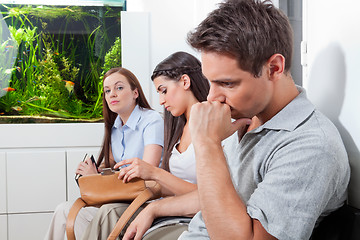 Image showing Patients In Doctor's Waiting Room