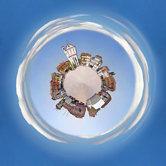 Image showing Town Square as a planet