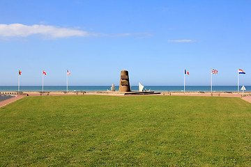 Image showing Memorial at Omaha Beach
