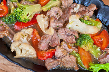 Image showing meat with vegetables