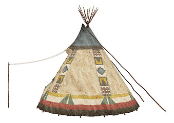 Image showing Native American Teepee