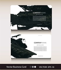 Image showing Set of abstract business card with place for your text