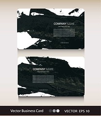 Image showing Set of abstract business card with place for your text