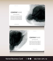 Image showing Set of abstract business card with place for your text