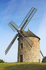 Image showing Windmill in Normandy