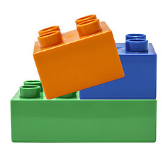 Image showing Colorful building blocks