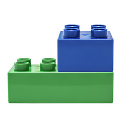 Image showing Colorful building blocks