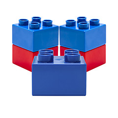 Image showing Colorful building blocks