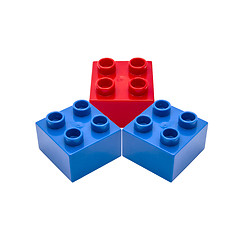 Image showing Colorful building blocks