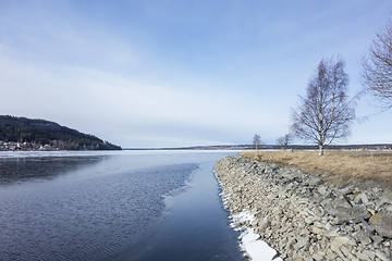 Image showing lake and sky