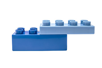 Image showing blue building block