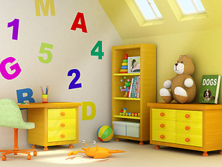 Image showing Children room